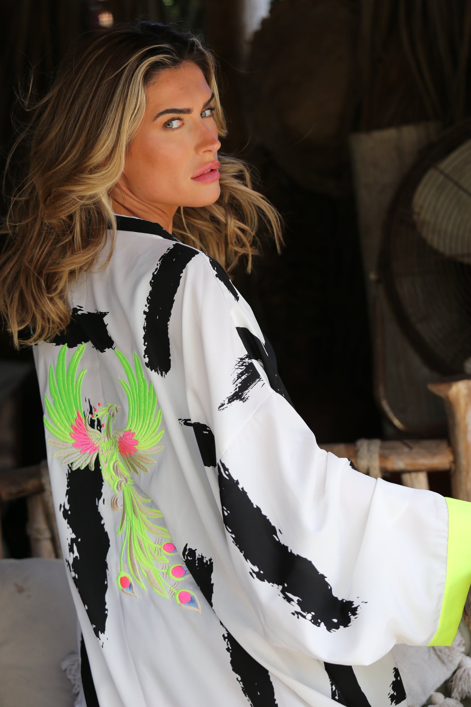 PHOENIX DREAM AZTEC KIMONO