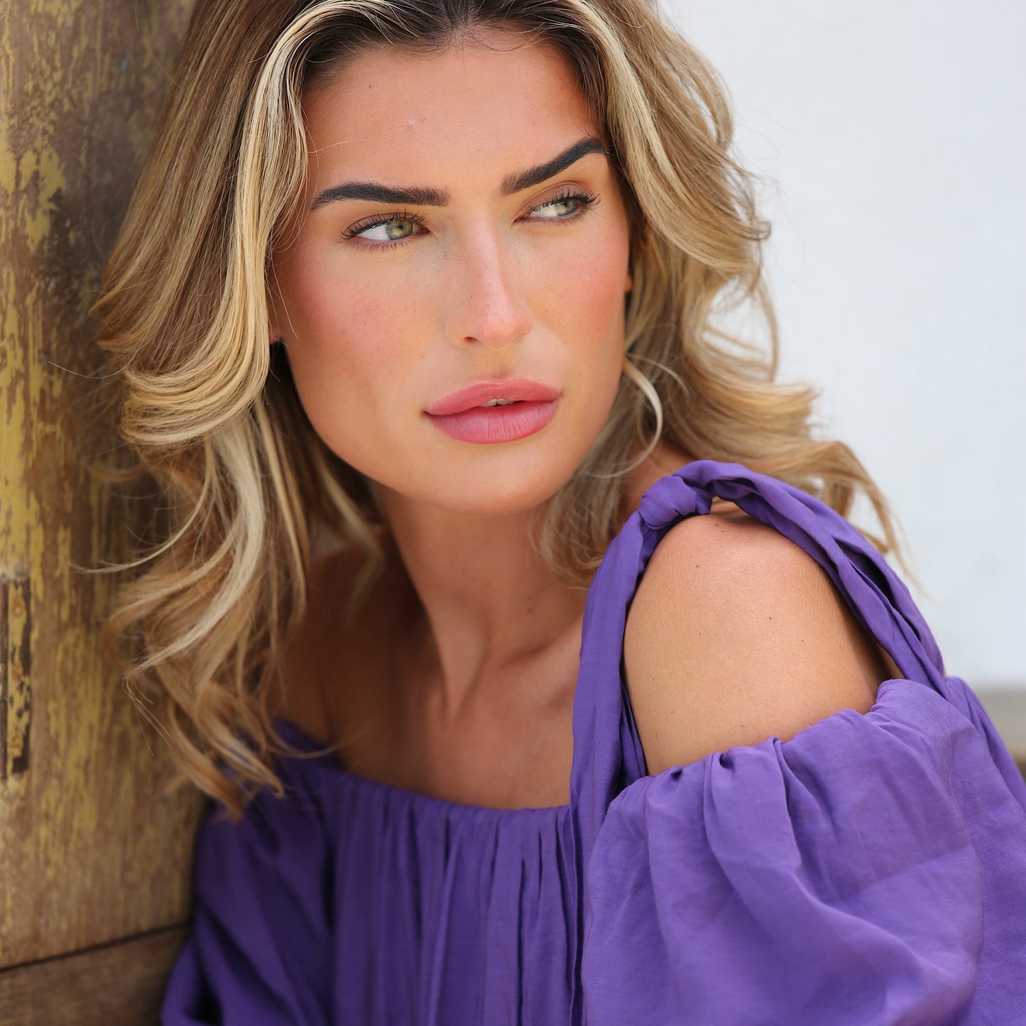 PHOENIX WHISPER DRESS PURPLE