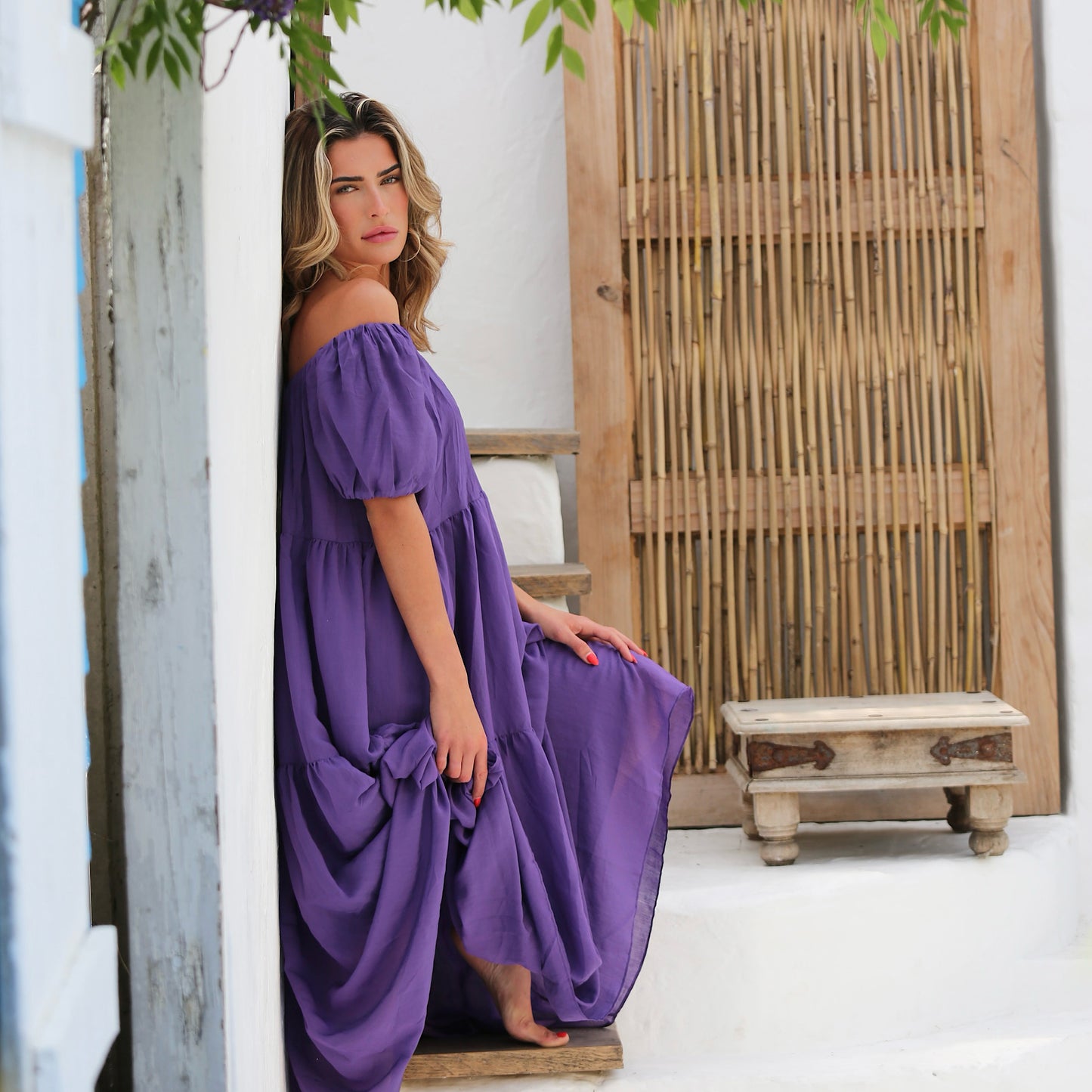 PHOENIX WHISPER DRESS PURPLE